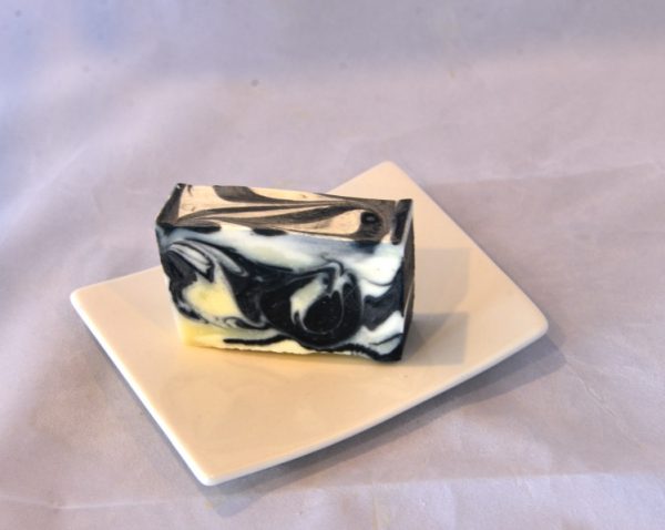 Lavender charcoal soap