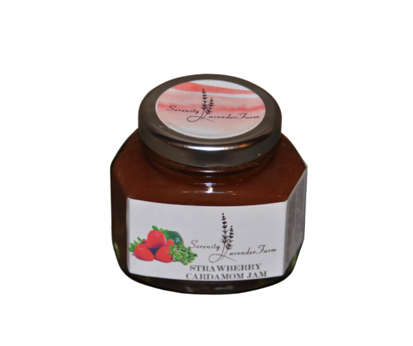 strawberry cardamom jam