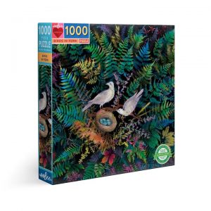 Eeboo 1000 piece puzzle Birds in Fern